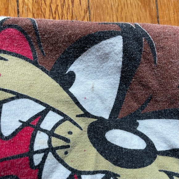 Vintage AOP Warner Bros Chicago Bulls taz tshirt - Picture 7 of 9